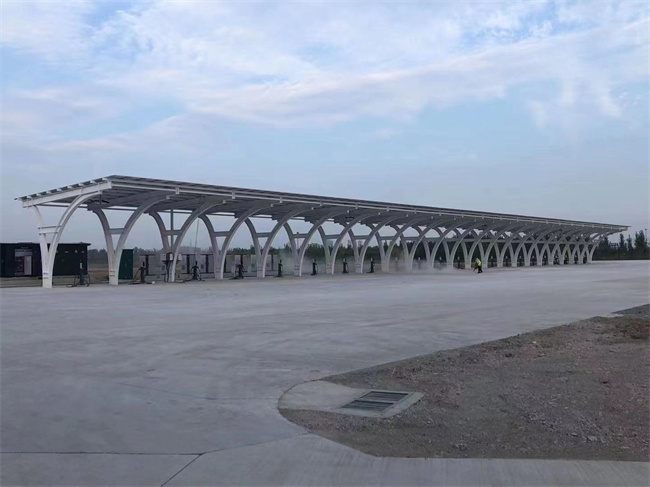 太原武宿國際機場充電樁雨棚
